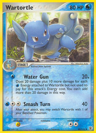 Wartortle (50/112) [EX: FireRed & LeafGreen] | Golgari Games