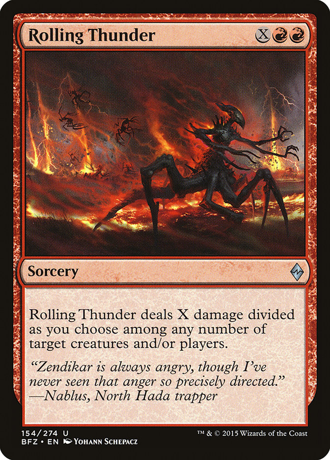 Rolling Thunder [Battle for Zendikar] | Local Legends