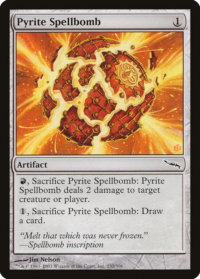 Pyrite Spellbomb [Mirrodin] | Local Legends