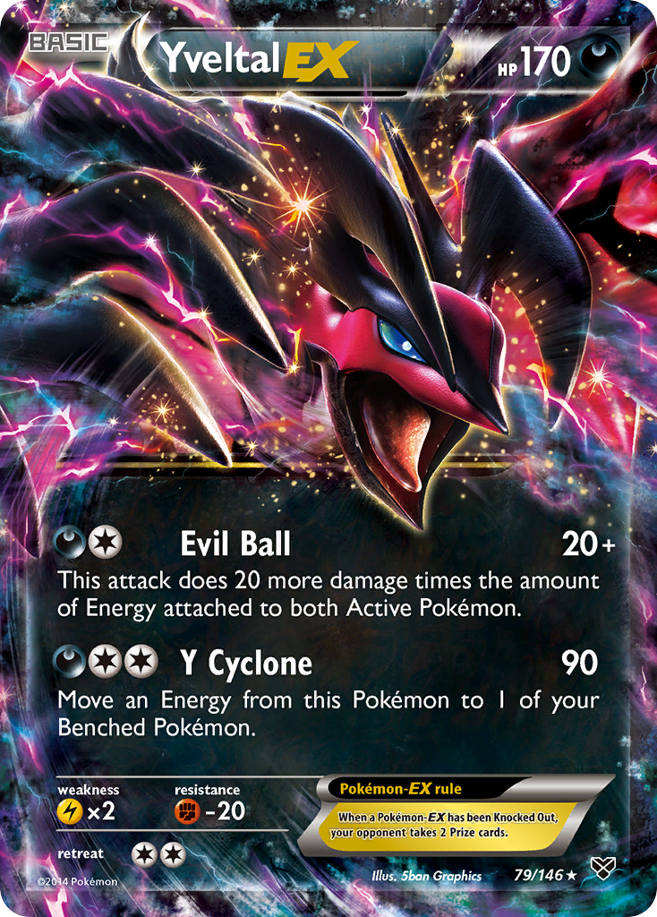 Yveltal EX (79/146) [XY: Base Set] | Golgari Games