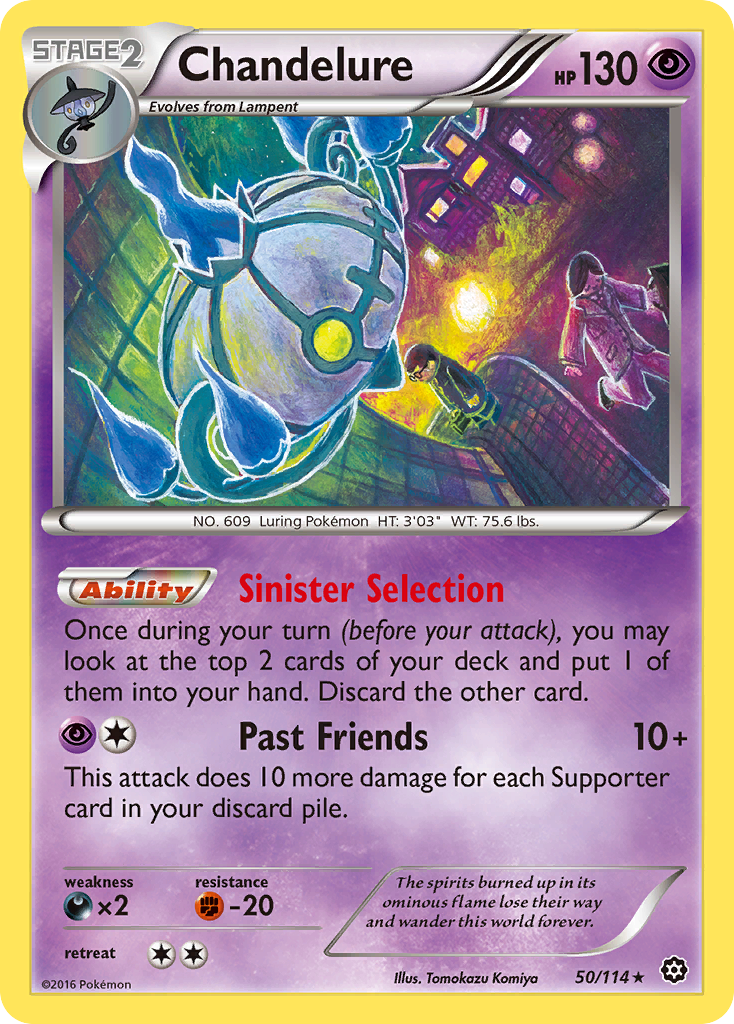 Chandelure (50/114) [XY: Steam Siege] | Golgari Games