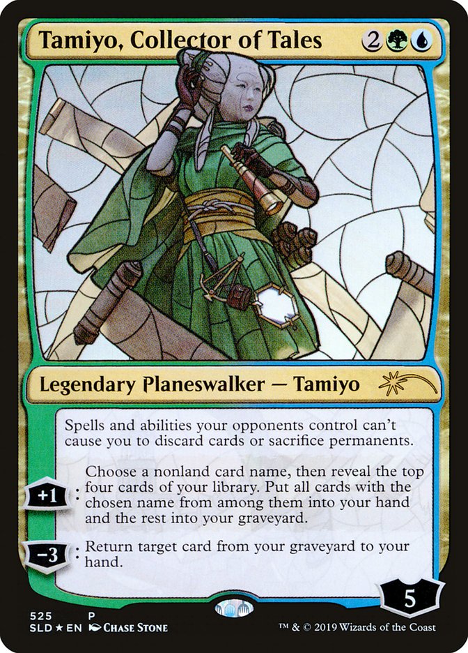 Tamiyo, Collector of Tales (Stained Glass) [Secret Lair Drop Promos] | Golgari Games