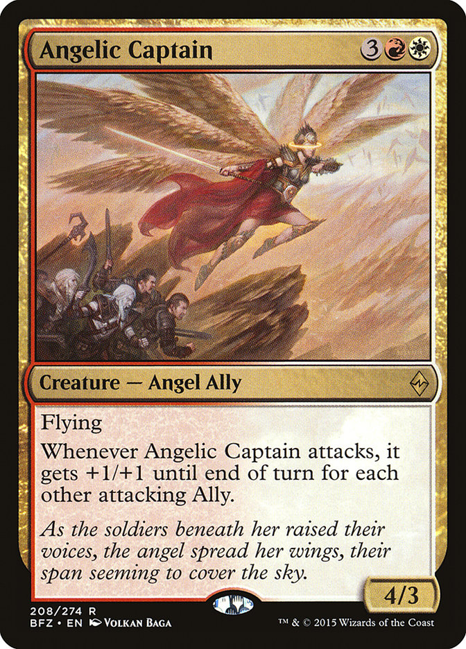 Angelic Captain [Battle for Zendikar] | Golgari Games