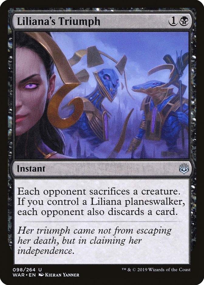 Liliana's Triumph [War of the Spark] | Local Legends