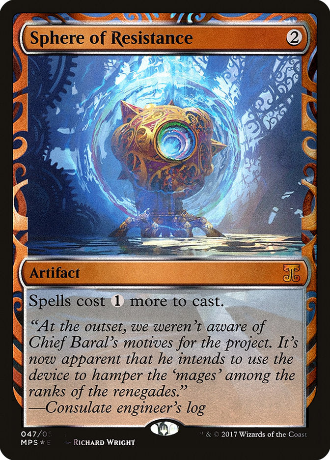 Sphere of Resistance [Kaladesh Inventions] | Golgari Games