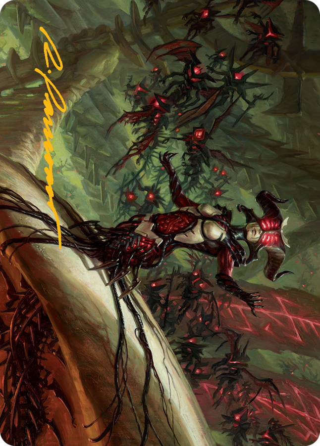 Sheoldred Art Card (Gold-Stamped Signature) [March of the Machine Art Series] | Local Legends