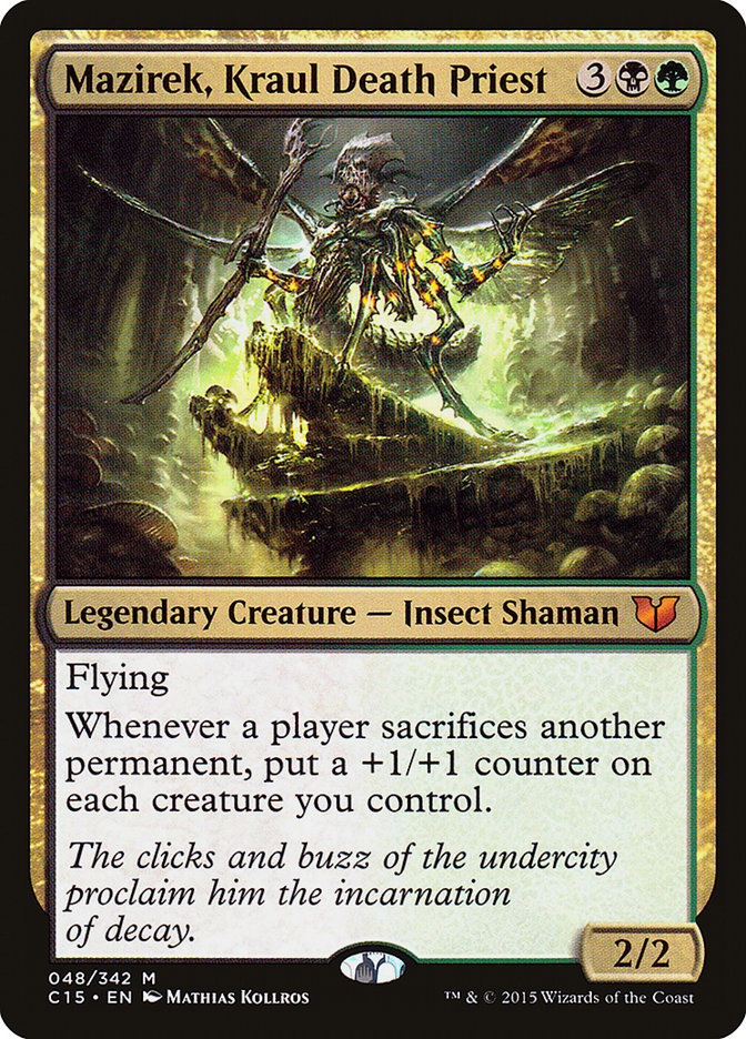 Mazirek, Kraul Death Priest [Commander 2015] | Golgari Games