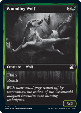 Bounding Wolf [Innistrad: Double Feature] | Golgari Games