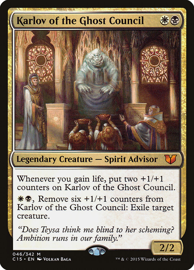 Karlov of the Ghost Council [Commander 2015] | Golgari Games