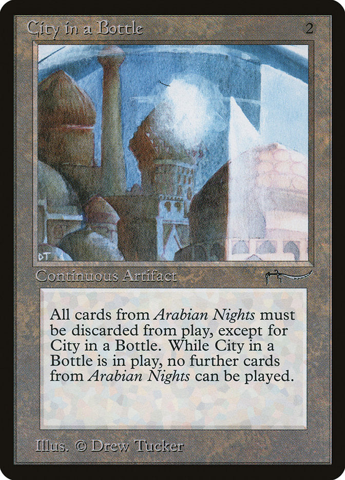 City in a Bottle [Arabian Nights] | Golgari Games