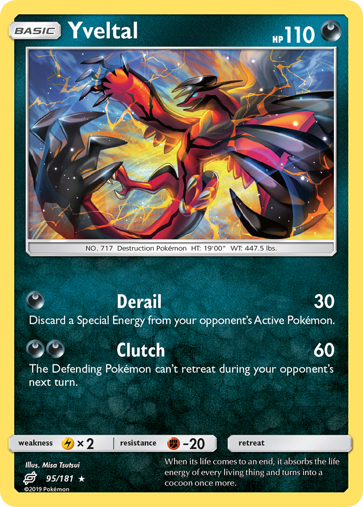 Yveltal (95/181) [Sun & Moon: Team Up] | Golgari Games