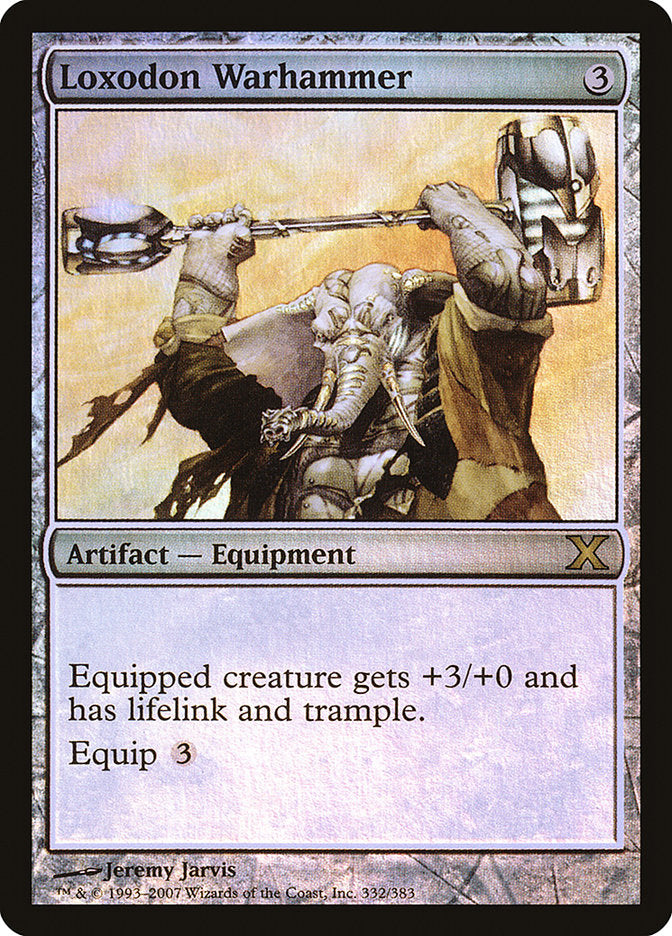 Loxodon Warhammer (Premium Foil) [Tenth Edition] | Local Legends