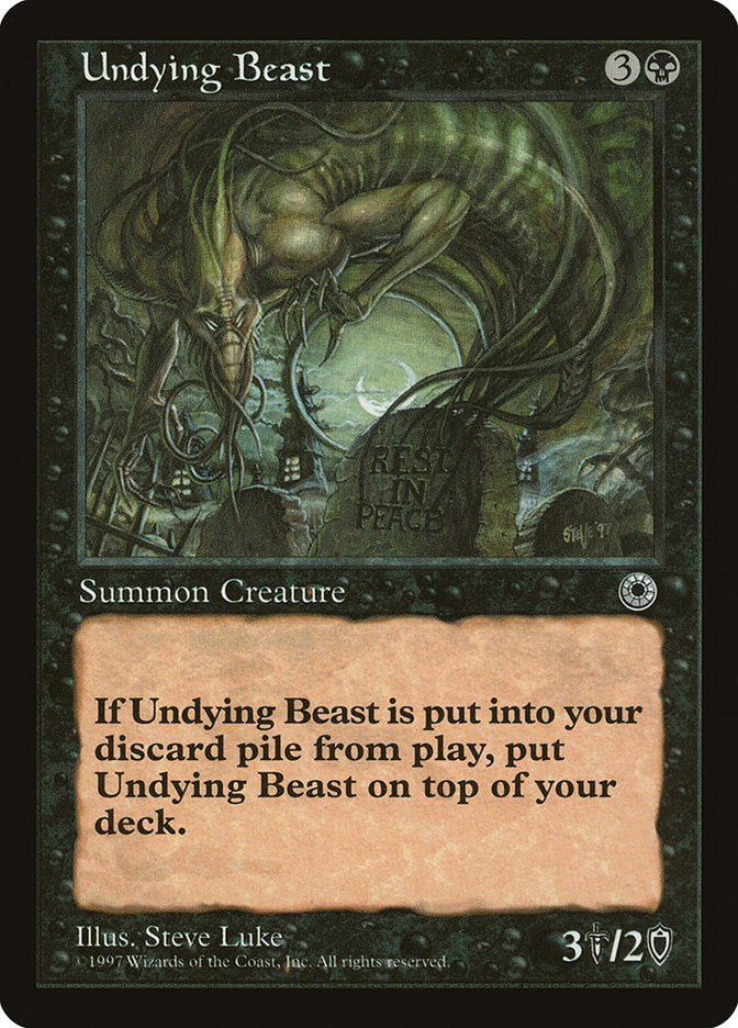 Undying Beast [Portal] | Golgari Games