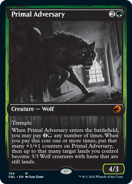 Primal Adversary [Innistrad: Double Feature] | Golgari Games