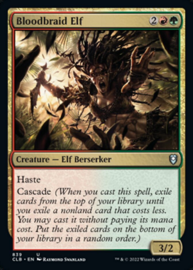 Bloodbraid Elf [Commander Legends: Battle for Baldur's Gate] | Golgari Games