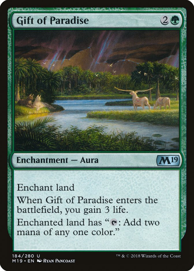 Gift of Paradise [Core Set 2019] | Golgari Games