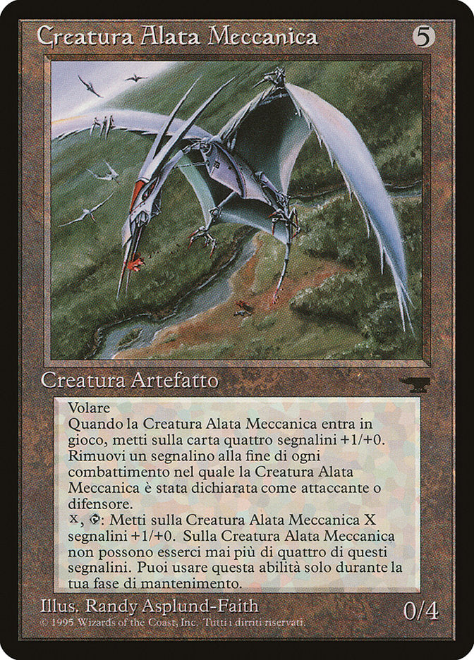 Clockwork Avian (Italian) - "Creatura Alata Meccanica" [Rinascimento] | Golgari Games