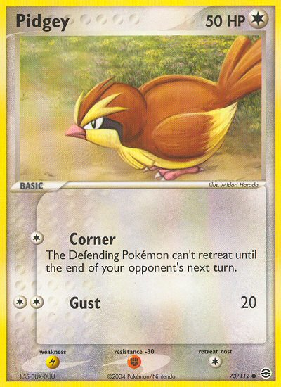 Pidgey (73/112) [EX: FireRed & LeafGreen] | Golgari Games