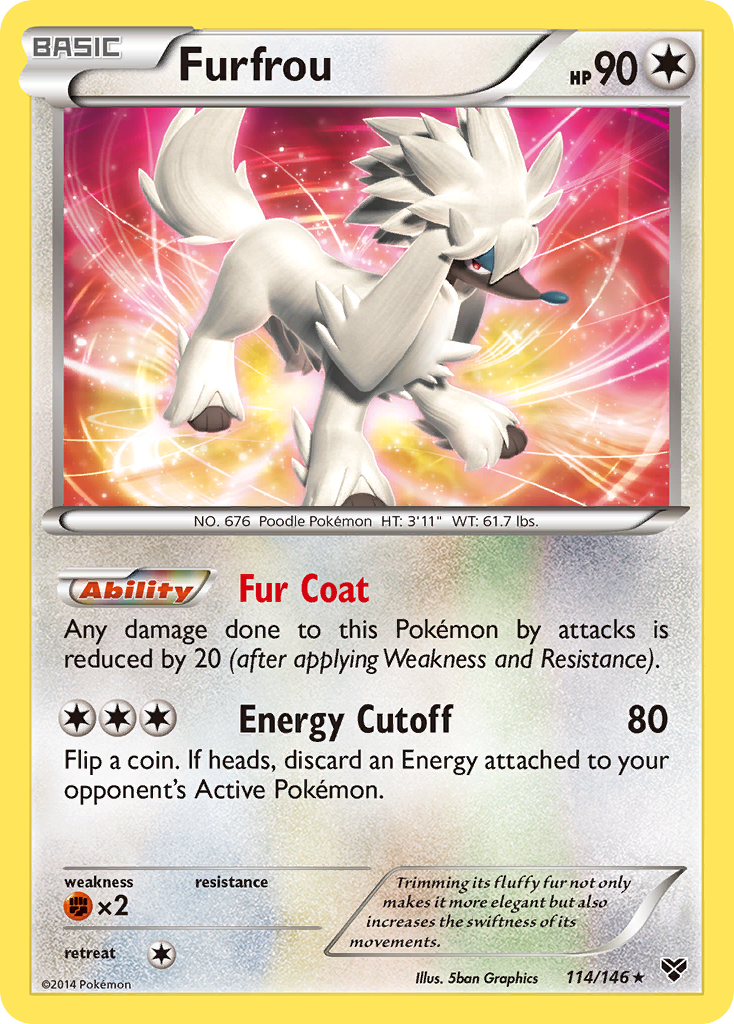 Furfrou (114/146) [XY: Base Set] | Golgari Games