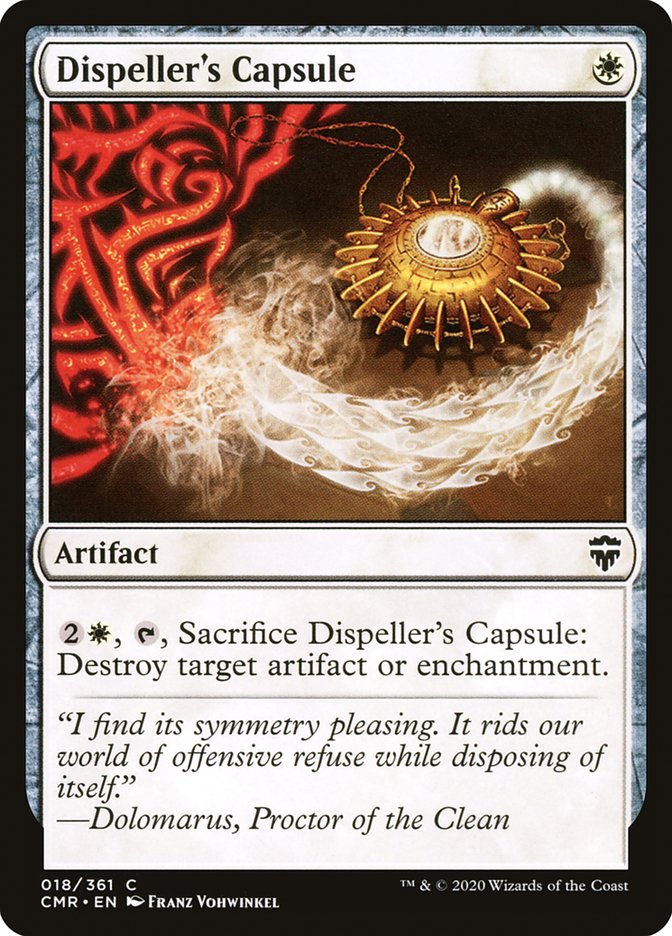 Dispeller's Capsule [Commander Legends] | Golgari Games