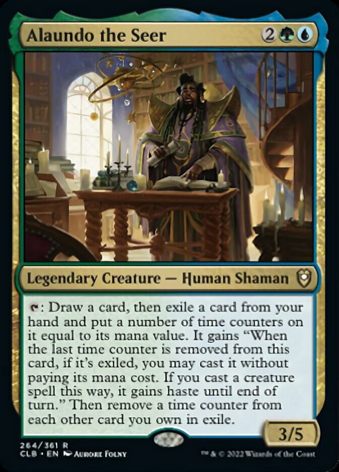 Alaundo the Seer [Commander Legends: Battle for Baldur's Gate] | Golgari Games