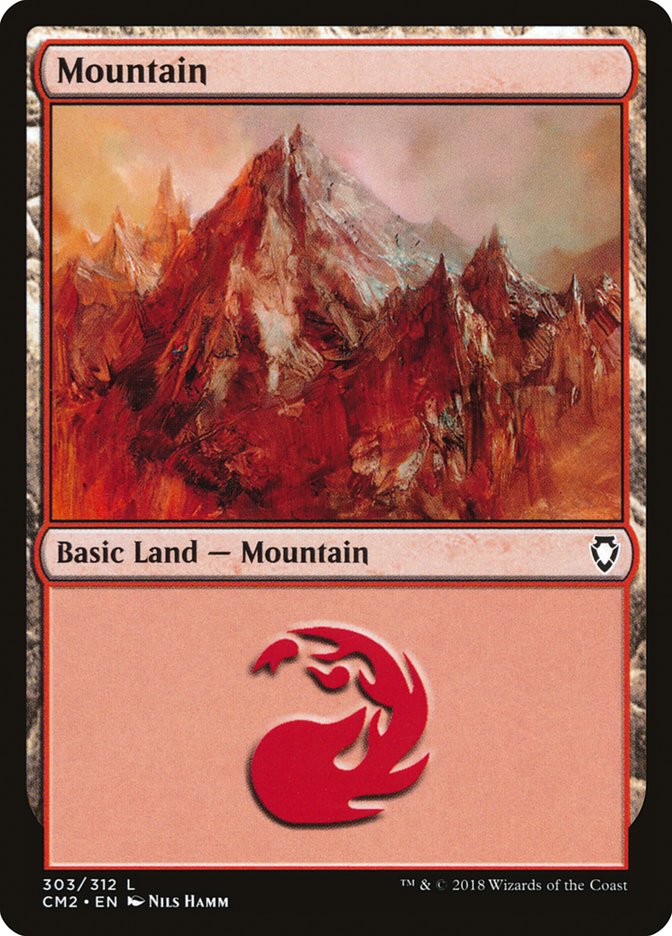 Mountain (303) [Commander Anthology Volume II] | Golgari Games