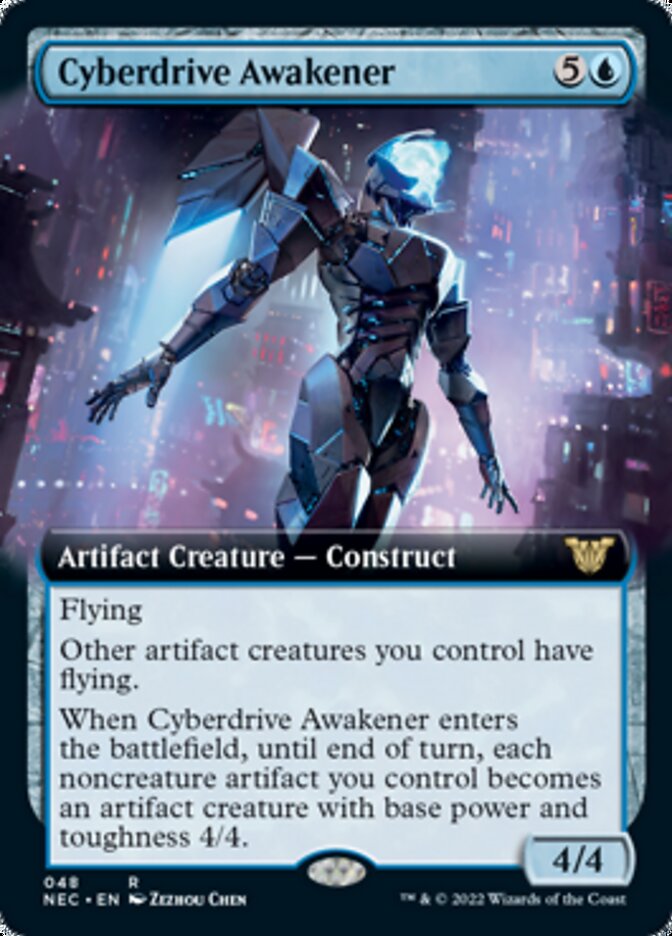 Cyberdrive Awakener (Extended Art) [Kamigawa: Neon Dynasty Commander] | Local Legends