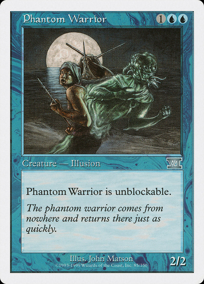 Phantom Warrior [Classic Sixth Edition] | Golgari Games