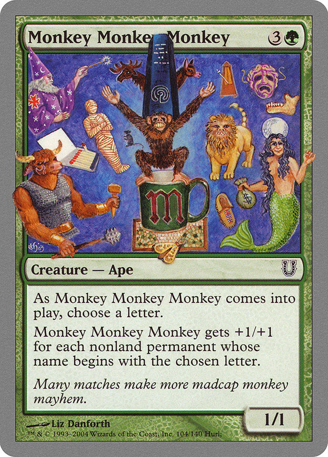 Monkey Monkey Monkey [Unhinged] | Golgari Games