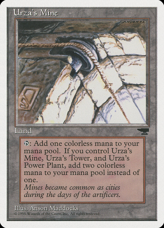 Urza's Mine (Pulley Embedded in Stone) [Chronicles] | Golgari Games