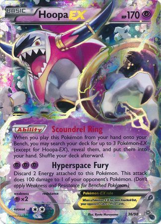 Hoopa EX (36/98) (Jumbo Card) [XY: Ancient Origins] | Golgari Games