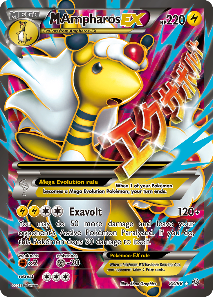 M Ampharos EX (88/98) [XY: Ancient Origins] | Golgari Games