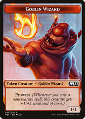 Cat (011) // Goblin Wizard Double-sided Token [Core Set 2021 Tokens] | Local Legends