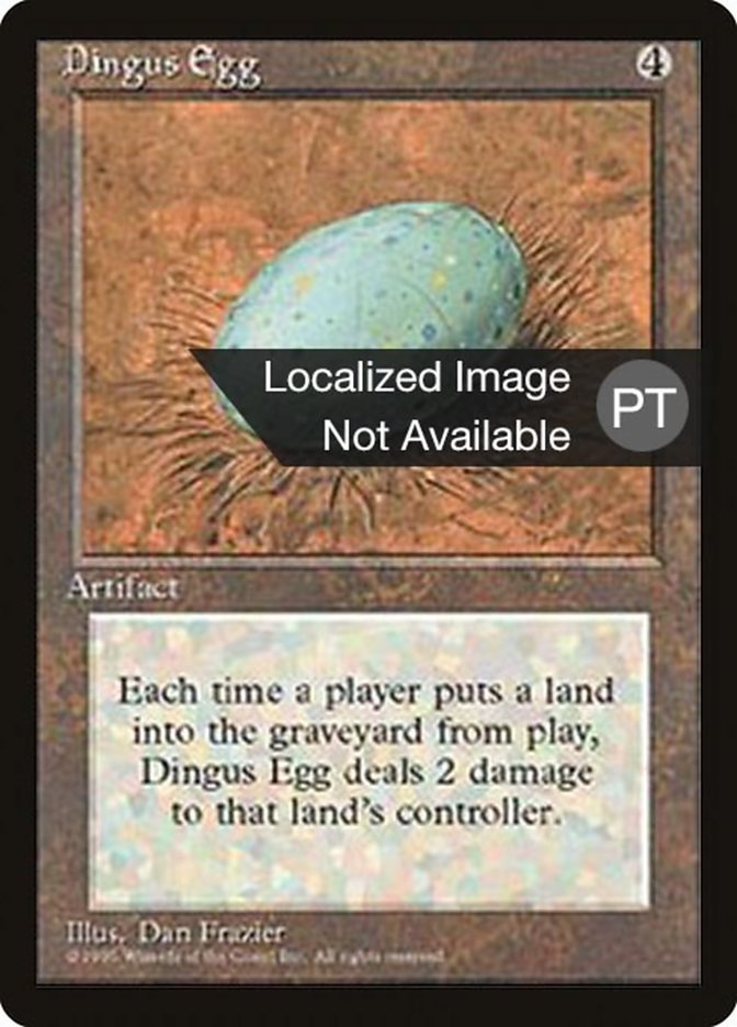 Dingus Egg [Fourth Edition (Foreign Black Border)] | Golgari Games