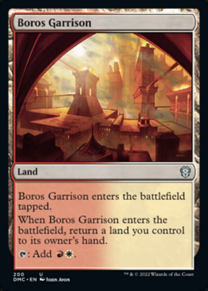 Boros Garrison [Dominaria United Commander] | Golgari Games