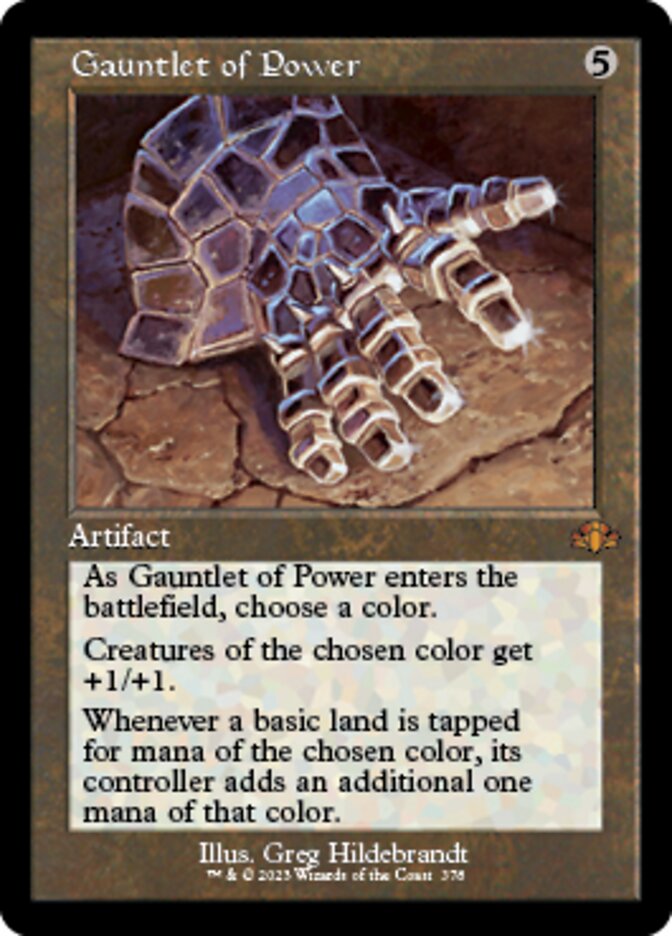 Gauntlet of Power (Retro) [Dominaria Remastered] | Local Legends