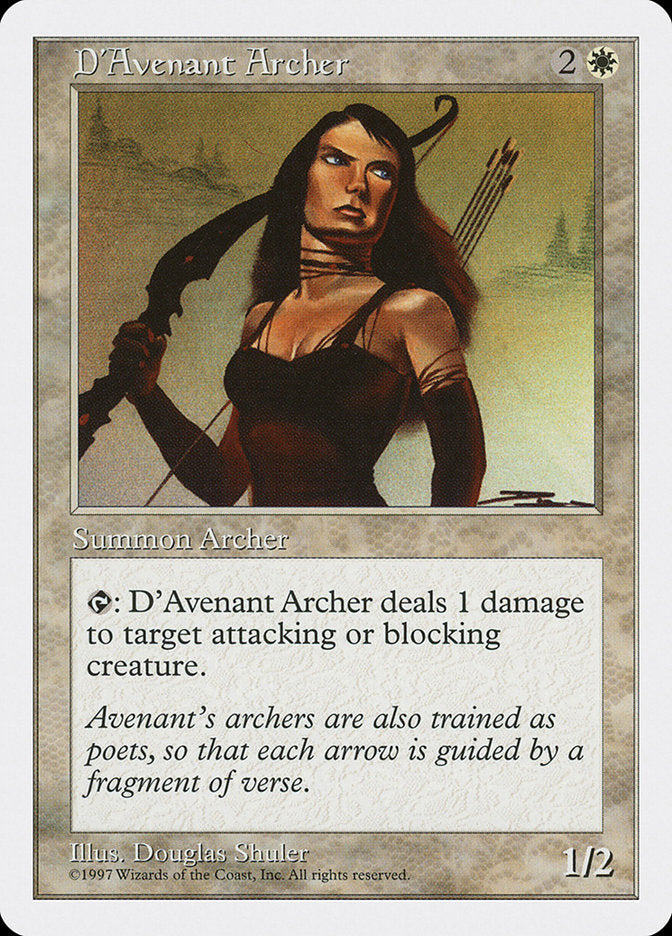 D'Avenant Archer [Fifth Edition] | Golgari Games