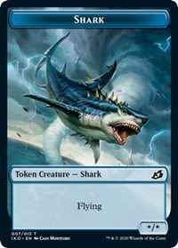 Shark // Human Soldier (003) Double-sided Token [Ikoria: Lair of Behemoths Tokens] | Local Legends