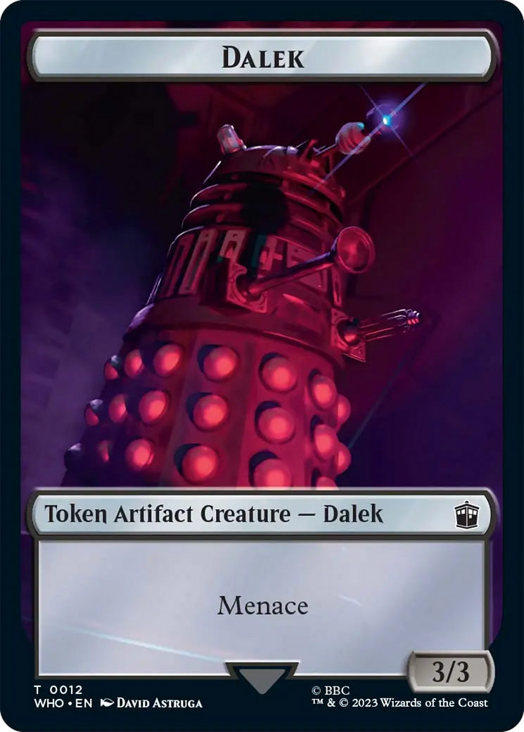 Dalek Token [Doctor Who Tokens] | Golgari Games