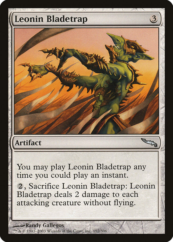 Leonin Bladetrap [Mirrodin] | Local Legends