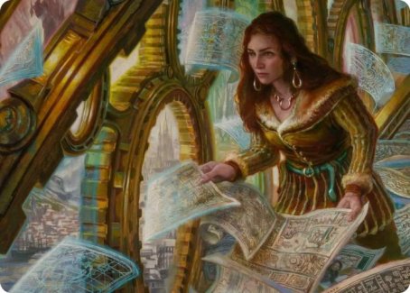 Cartographer's Survey Art Card [Innistrad: Crimson Vow Art Series] | Local Legends