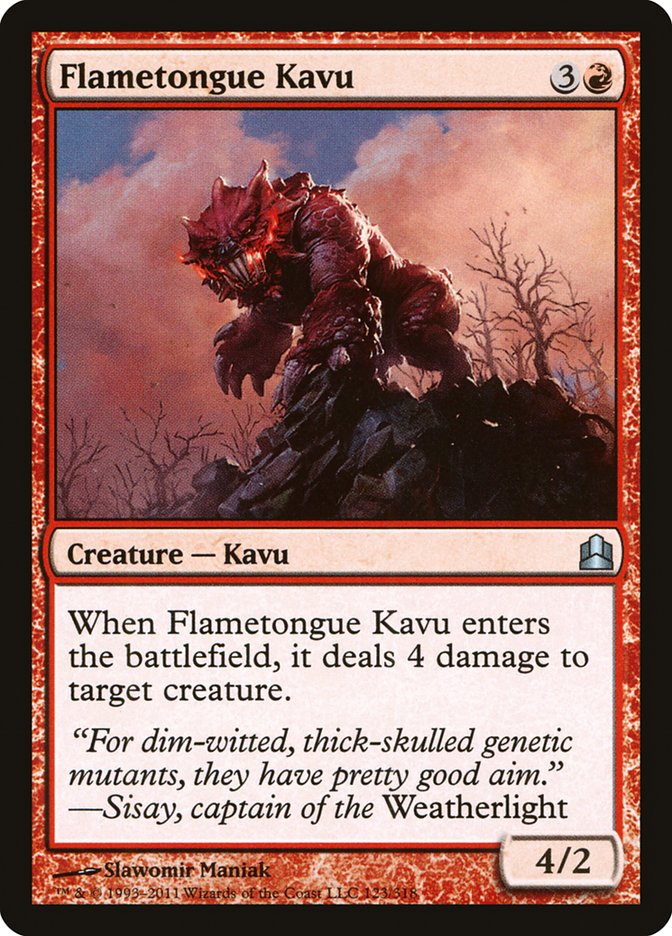 Flametongue Kavu [Commander 2011] | Local Legends