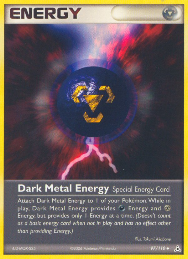 Dark Metal Energy (97/110) [EX: Holon Phantoms] | Golgari Games