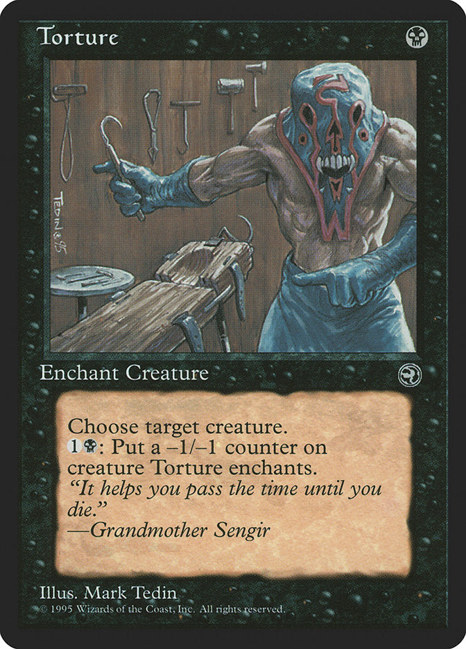 Torture (Grandmother Sengir Flavor Text) [Homelands] | Local Legends