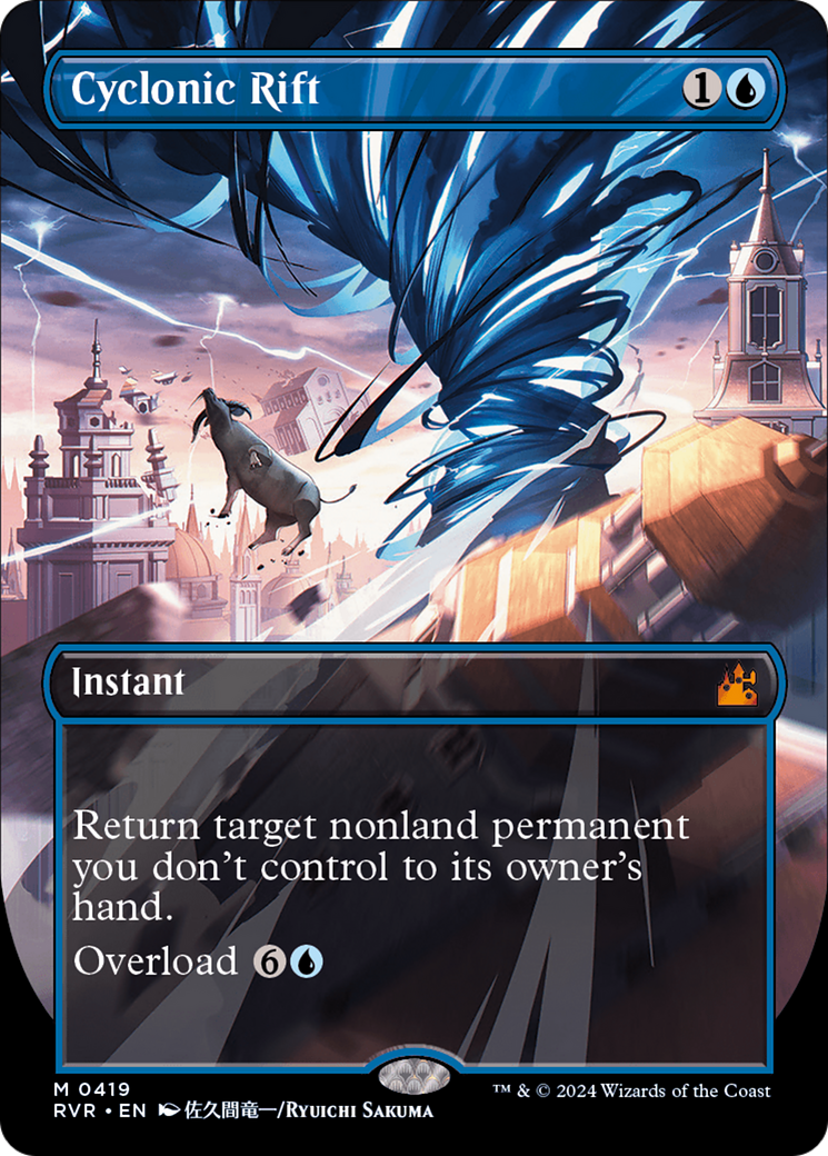 Cyclonic Rift (Anime Borderless) [Ravnica Remastered] | Local Legends