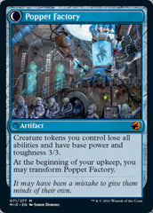 Poppet Stitcher // Poppet Factory [Innistrad: Midnight Hunt] | Golgari Games