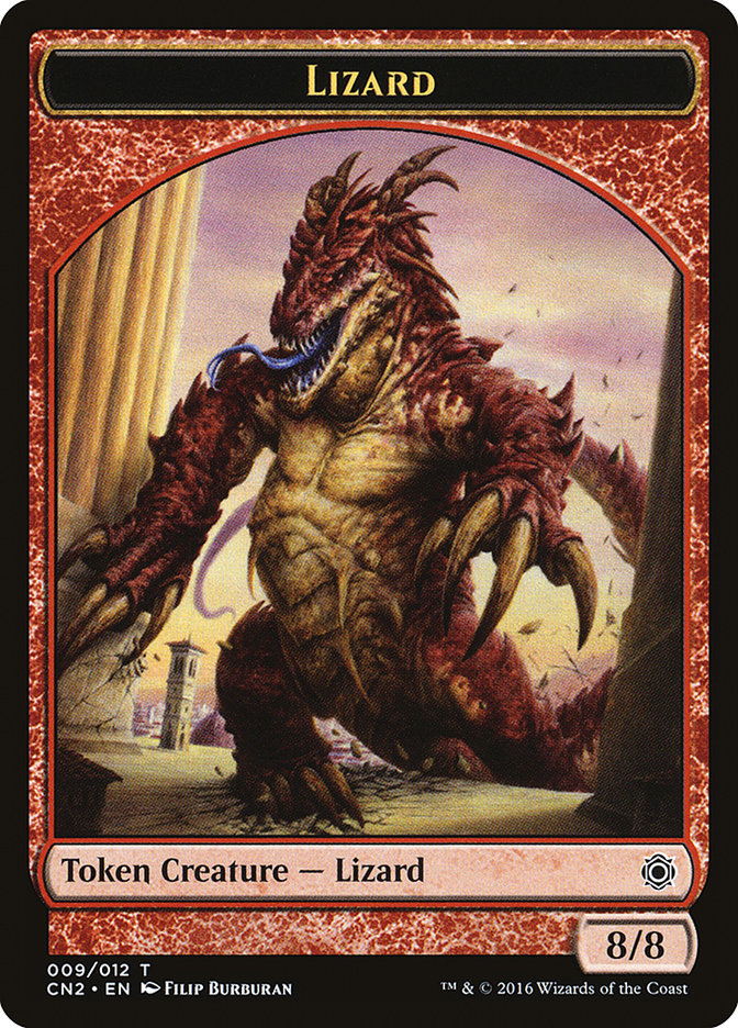 Lizard Token [Conspiracy: Take the Crown Tokens] | Golgari Games