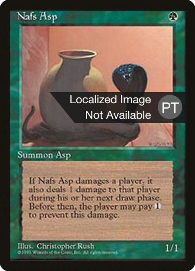 Nafs Asp [Fourth Edition (Foreign Black Border)] | Golgari Games