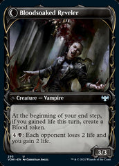 Restless Bloodseeker // Bloodsoaked Reveler (Showcase Fang Frame) [Innistrad: Crimson Vow] | Local Legends