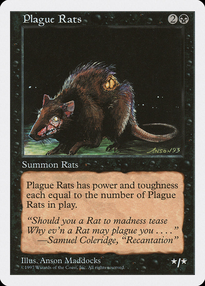 Plague Rats [Fifth Edition] | Golgari Games